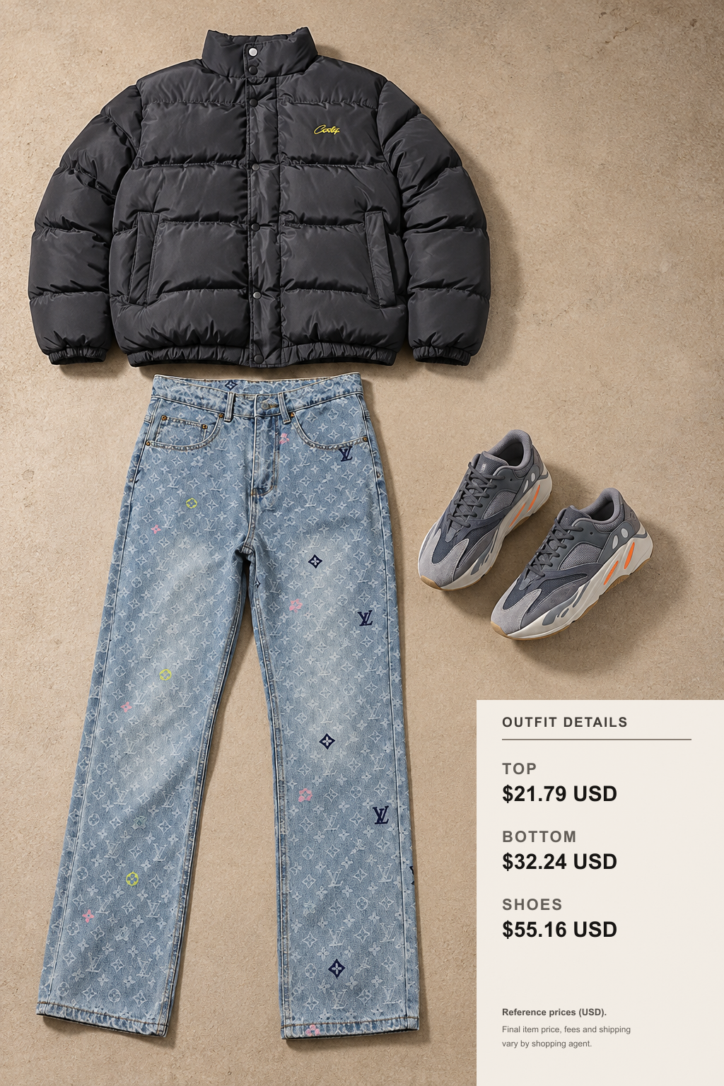 Mammut Fall-Winter Jacket Color Styling Guide outfit 2 editorial flat lay for fashionreps