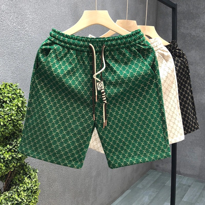 Celine All-Over Print Green Shorts Review: A $5.22 Summer Pair, Washed and Flat-Measured