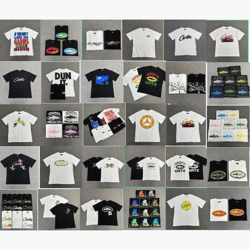 Corteiz Graphic Print Multicolor T-Shirt Collection Review: 3D Letter Tees, Loose Fit, S–3XL