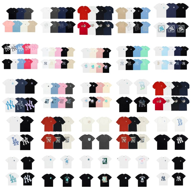 MLB Multi-Color T-Shirt Collection: 40+ Review — 100% Cotton, 30+ Colorways, S–XXXL