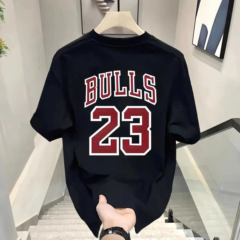 NBA Black T-Shirt in Casual Streetwear Style Review: Two Cotton Weights, One Loose Cut