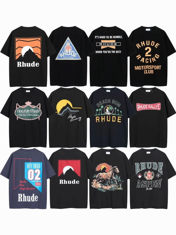 Rhude "Dark" Series T-Shirt Collection Review: Boxy Cotton Graphic Tees, Tested